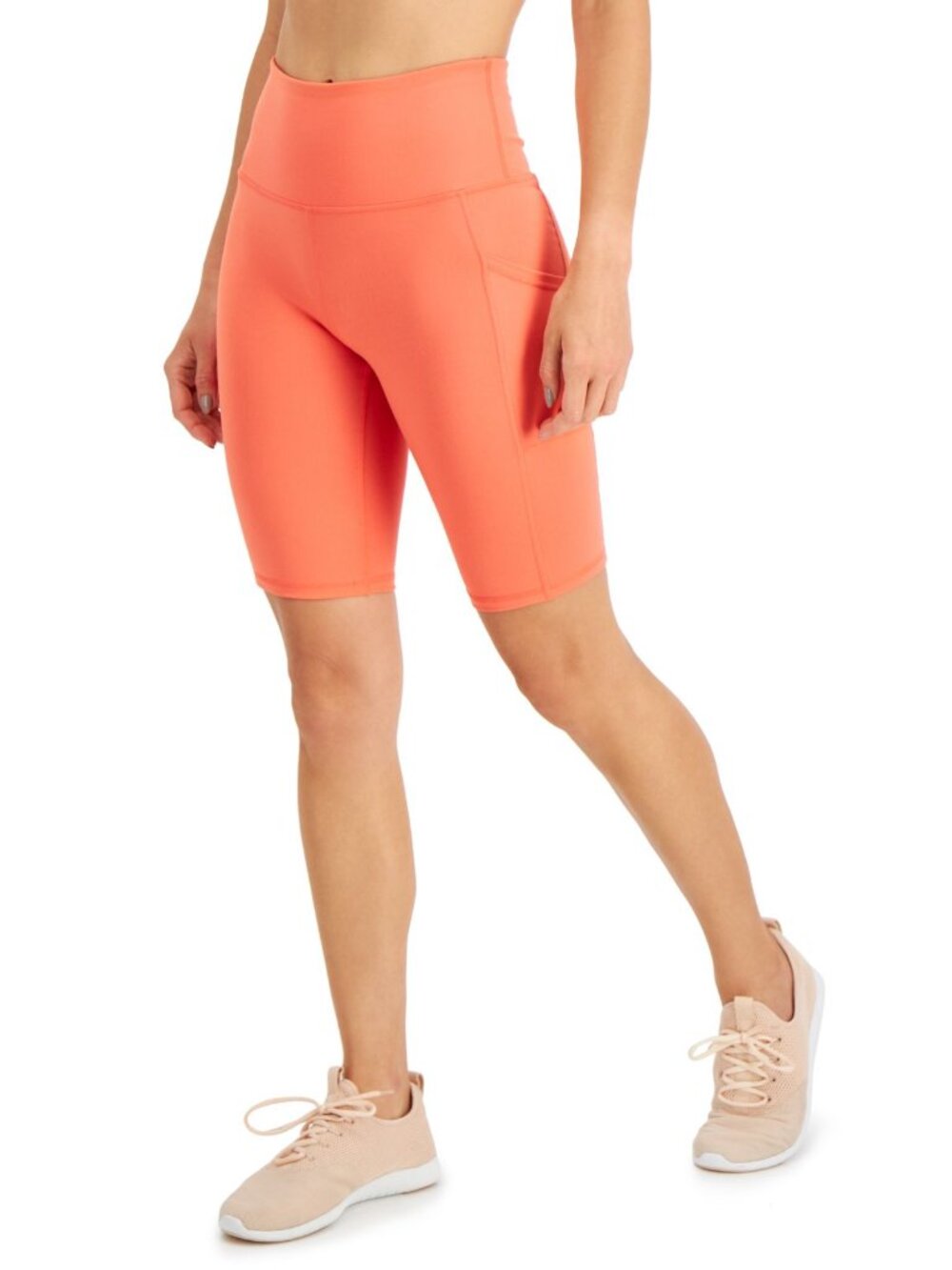 Ideology Womens High-Rise Pocket Bike Shorts
